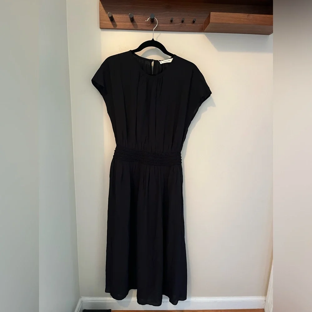 Everlane The Gathered Midi Dress size S - Picture 6 of 7